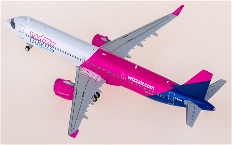Geminijets Wizz Air for Airbus A321neo G-WUNB 1:400 Airplane Pre-built  Airliner Model Display