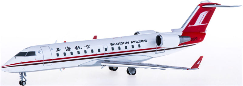 JC Wings Shanghai Airlines for Bombardier CRJ200 B-3020 1:200 Airplane Pre-built  Airliner Model Display