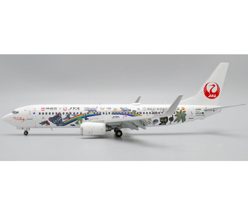 JC Wings 1:200 Japan TransOcean Air B737-800 JA11RK Flaps down DIECAST Model