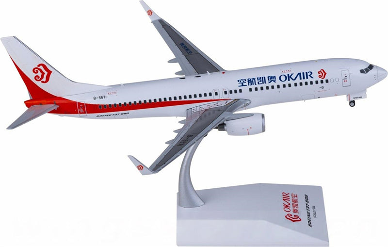 JC Wings Okay Airways Boeing 737-800 B-5571 1:200 Diecast Model view 1