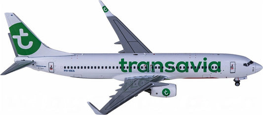 NG Models Transavia for Boeing 737-800 PH-HXA 1:400 Airplane Pre-built  Airliner Model Display
