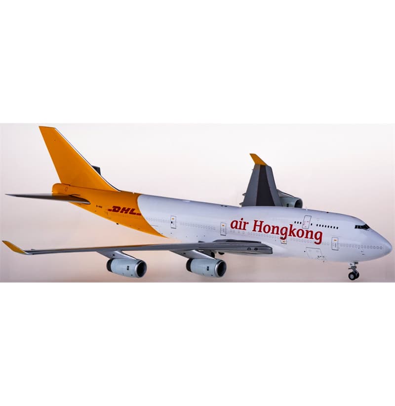 JC Wings Air Hong Kong cargo Boeing 747-400BCF B-HOU 1:200 Aircraft Pre-built  Airliner Model Display