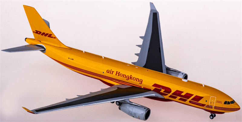 JC Wings Air Hong Kong DHL Airbus A330-200F B-LDS 1:400 Diecast Model view 1