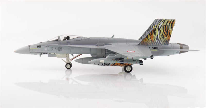 HOBBY MASTER F/A-18C Swiss AF 2003 Tiger Meet J-5011 Staffel 11 Swiss Air Force 1:72 Aircraft Pre-built Model