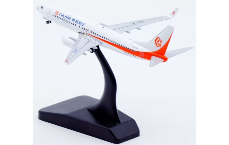 JC Wings 1:400 Okay Air B737-800 B-1732  DIECAST Model