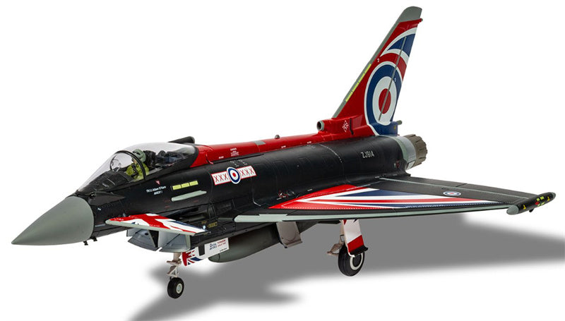 CORGI Eurofighter Typhoon FGR4 Blackjack RAF Coningsby 2022 RAF Typhoon Display 1:48 Aircraft Pre-built Model
