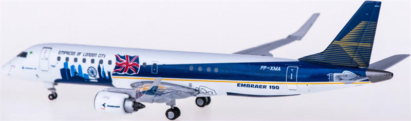 JC Wings Embraer ERJ-190 PP-XMA 1:400 Airplane Pre-built  Airliner Model Display