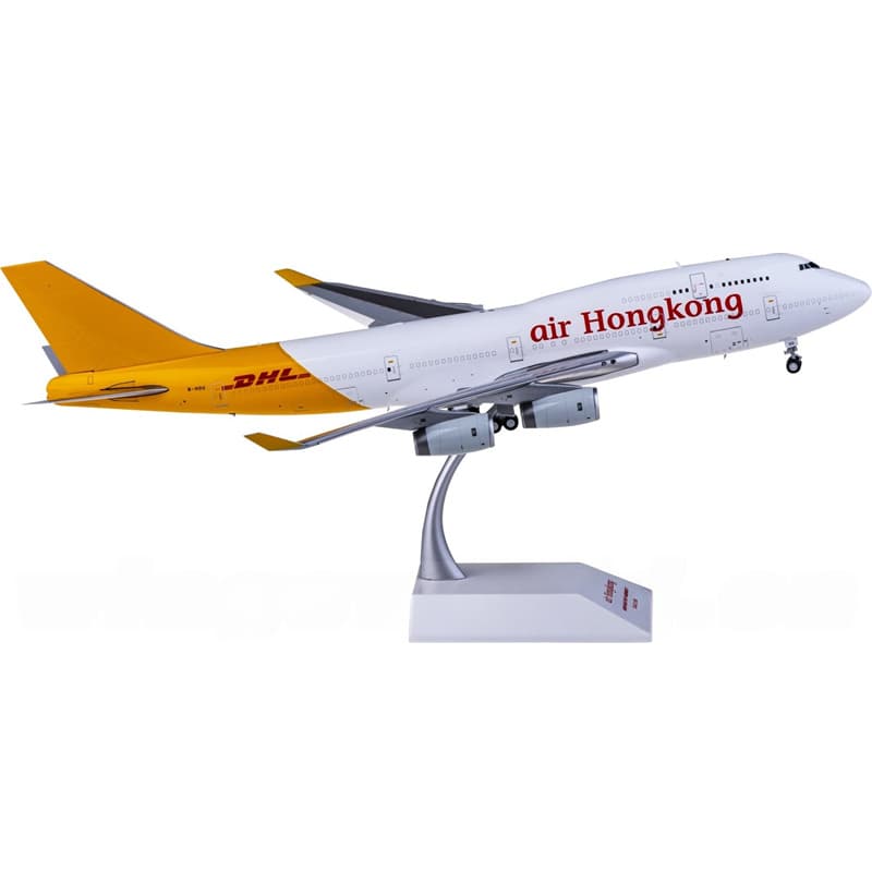 JC Wings Air Hong Kong cargo Boeing 747-400BCF B-HOU 1:200 Aircraft Pre-built  Airliner Model Display
