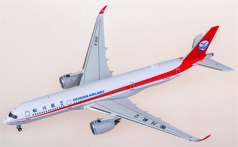 NG Models 1:400 Sichuan Airlines Airbus A350-900 B-304V Diecast Model view 1