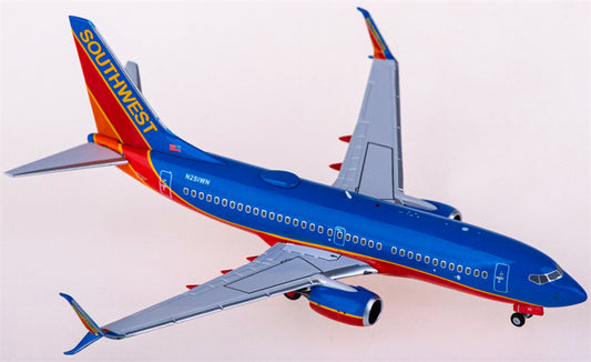 NG Models Southwest Airlines Boeing 737-700 N251WN 1:400 Diecast Model view 1