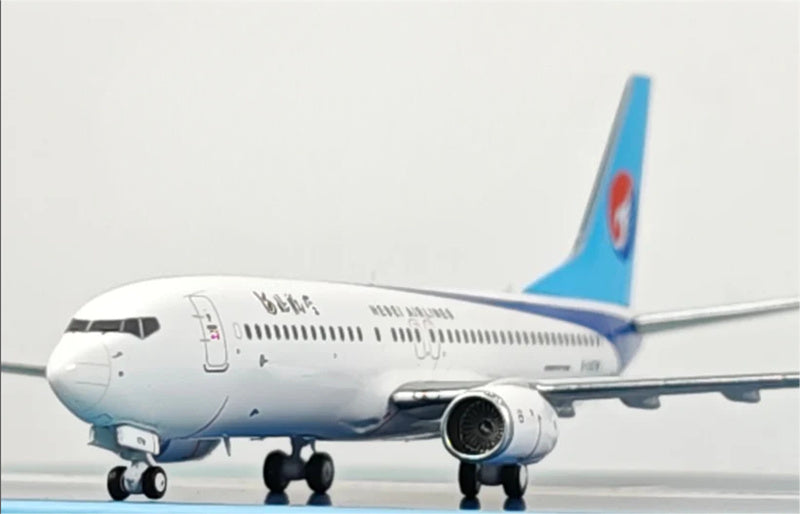 AeroPolaris Hebei Airlines Boeing 737-800 B-207W 1:400 Aircraft Model