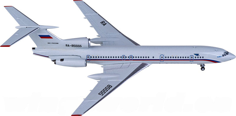 NG Models Russian Air Force for Tupolev Tu-154B-2 RA-85555 1:400 Airplane Pre-built  Airliner Model Display