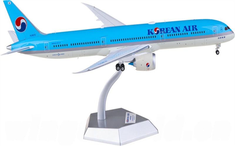 SQ Wings Korean Air for Boeing 787-10 HL8572 1:200 Airplane Pre-built  Airliner Model Display