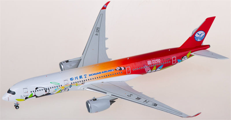 NG Models Sichuan Airlines for Airbus A350-900 B-32F8 1:400 Airplane Pre-built  Airliner Model Display