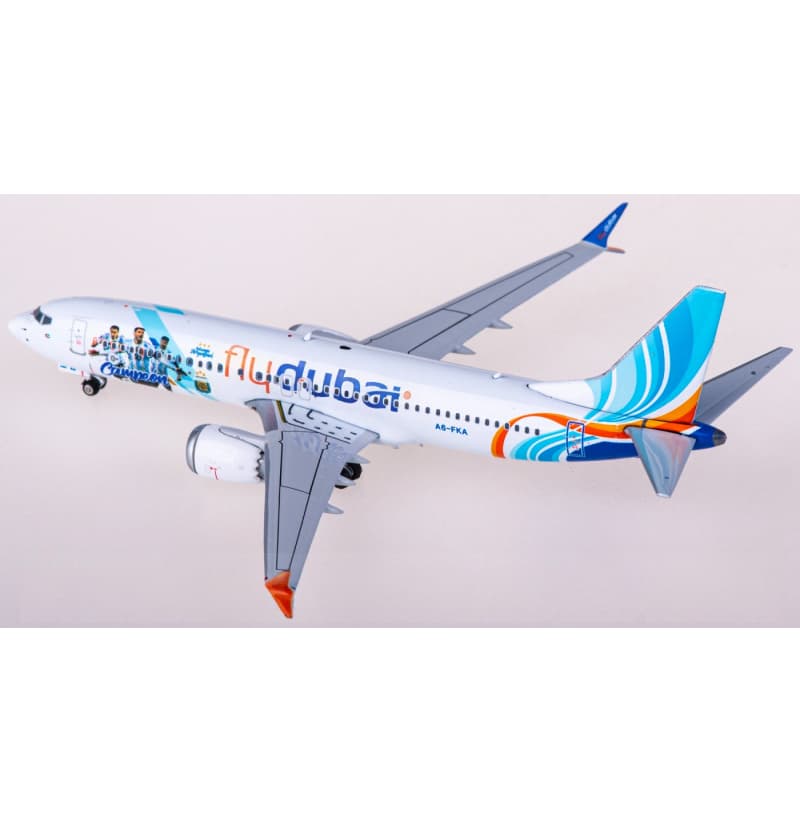 Phoenix Flydubai Boeing 737 MAX 8 A6-FKA 1:400 Aircraft Pre-built  Airliner Model Display