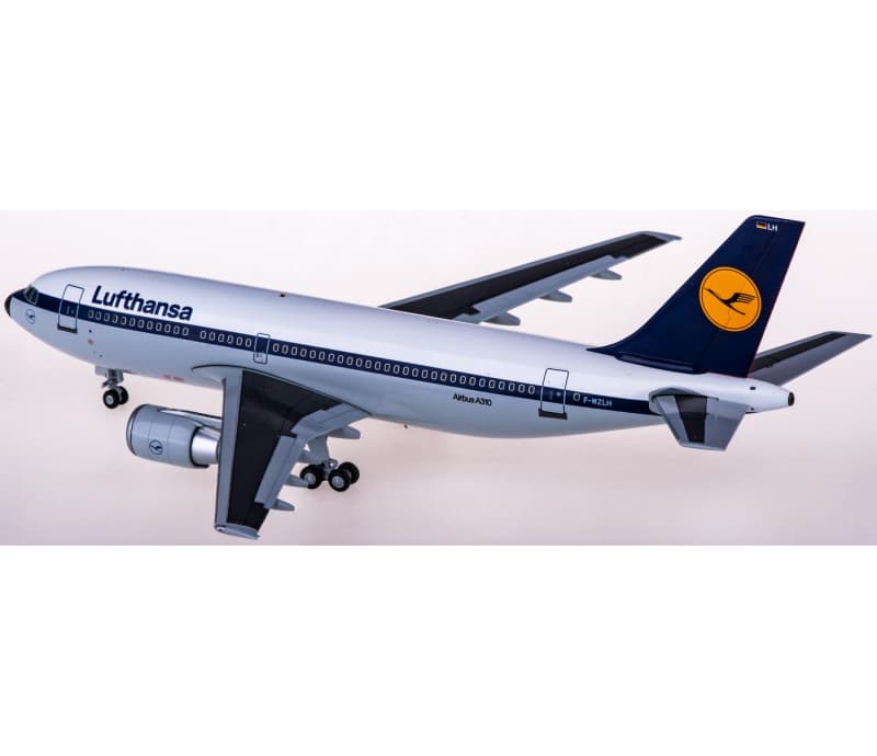 JC Wings Swiss Air / Lufthansa Dual-sided Livery Airbus A310-200 F-WZLH 1:200 Aircraft Pre-built  Airliner Model Display