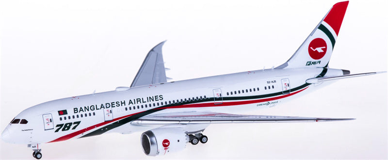 JC Wings Biman Boeing 787-8 Dreamliner S2-AJS 1:400 Diecast Model view 1