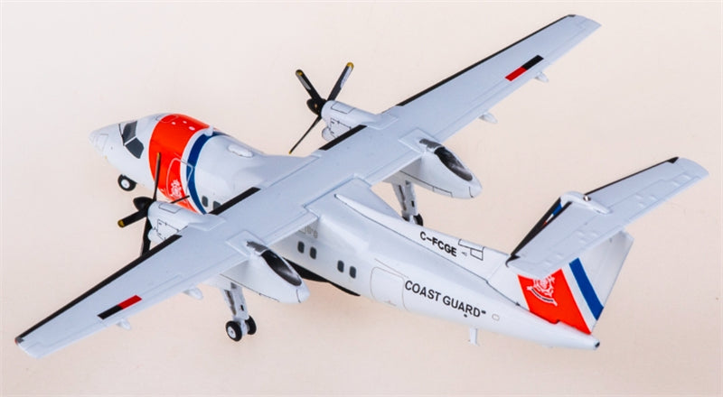 JC Wings Netherlands Coastguard Bombardier Dash 8 Q100 C-FCGE 1:200 Diecast Model view 2