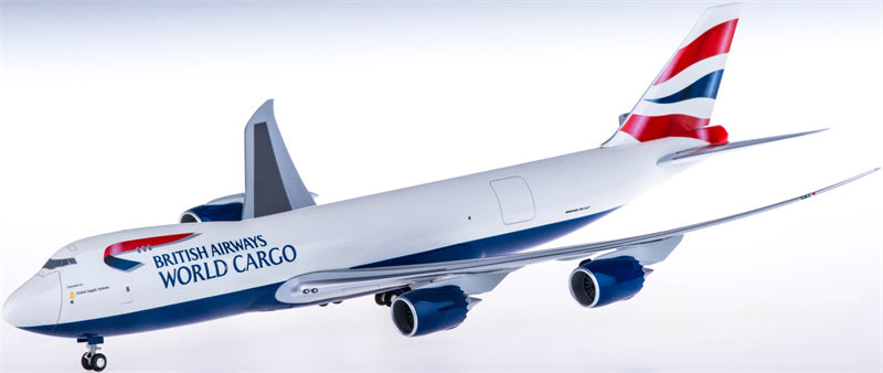 Hogan British Airways World Cargo Boeing 747-8F 1:200 ABS Model view 2