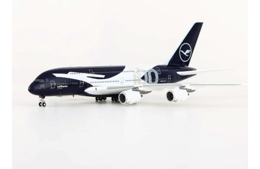 HX Models 1:400 Lufthansa A380 D-AIMH Standard Edition DIECAST Model