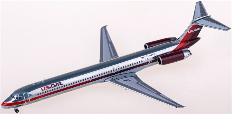 Geminijets USAir McDonnell Douglas MD-80 N824US 1:400 Diecast Model view 1