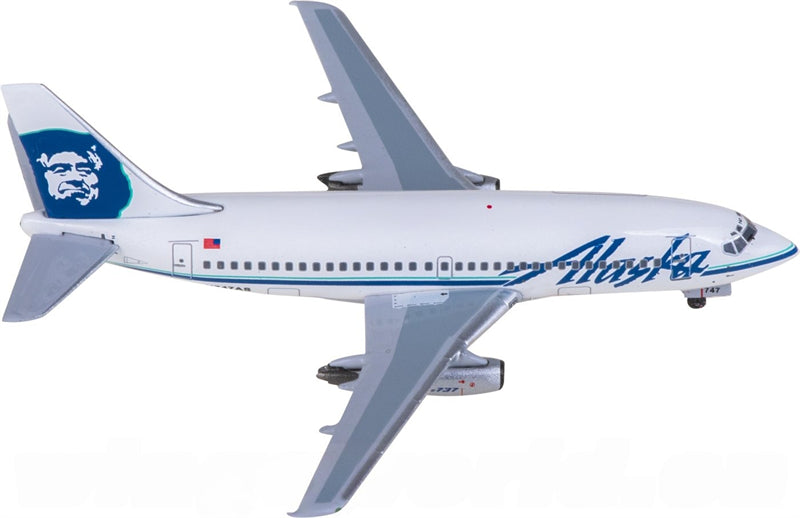 AeroClassics 1:400 Alaska Airlines Boeing 737-200 N747AS Model