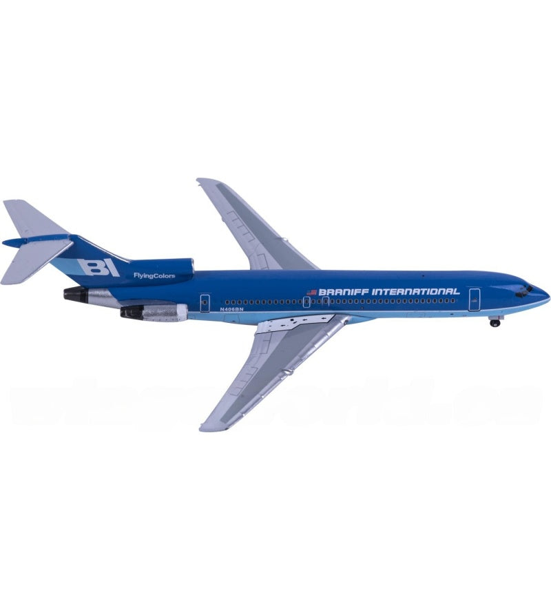 Aeroclassics 1:400 Braniff International Boeing 727-200 N406BN  DIECAST Model