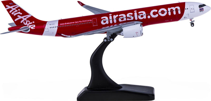 JC Wings AirAsia for Airbus A330-900neo HS-XJA 1:400 Airplane Pre-built  Airliner Model Display