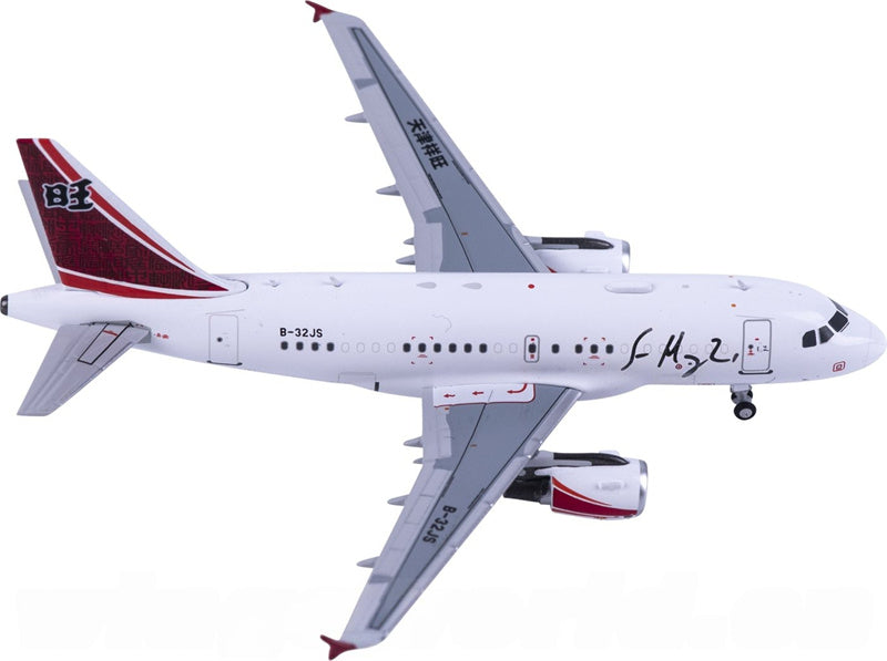 NG Models Star Jet Airbus A318CJ B-32JS White 1:400 Diecast Model view 3