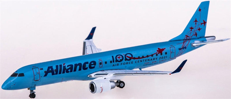Geminijets Alliance Airlines for Embraer ERJ-190 VH-UYB Air Force Centenary 2021 1:400 Airplane Pre-built  Airliner Model Display