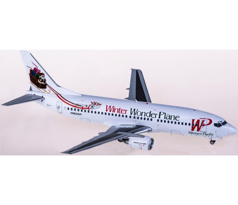 JC Wings Western Pacific Airlines Boeing 737-300 N962WP 1:200 Aircraft Pre-built  Airliner Model Display