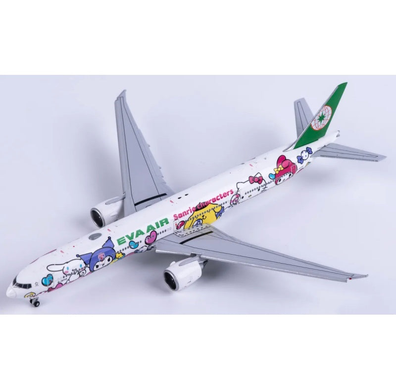 JC Wings 1:400 EVA Air Boeing 777-300ER B-16740 Flaps down DIECAST Model