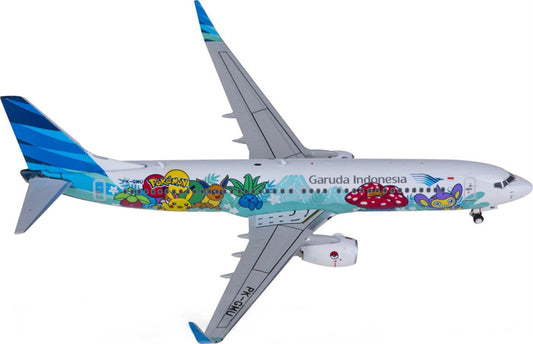 Phoenix Garuda Indonesia Boeing 737-800 PK-GMU 1:400 Aircraft Pre-built  Airliner Model Display