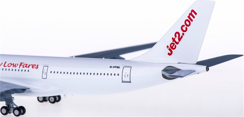 NG Models Jet2 for Airbus A330-200 G-VYGL 1:400 Airplane Pre-built  Airliner Model Display