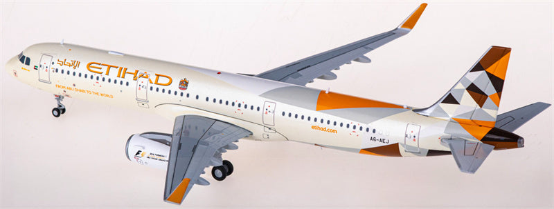 JC Wings Etihad Airways Airbus A321 A6-AEJ 1:200 Diecast Model view 4