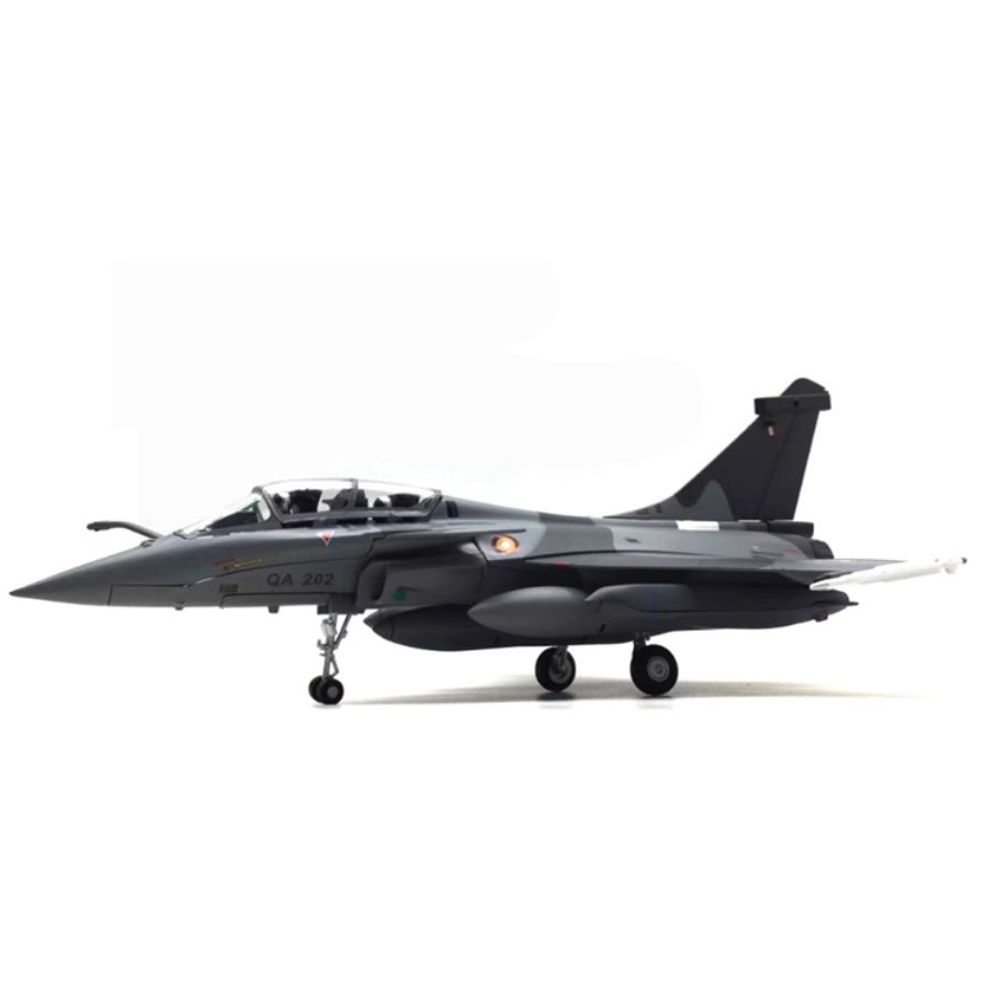 FLOZ Qatar Air Force Rafale B Dual Seat Camouflage 1:72 Aircraft Pre-built Model
