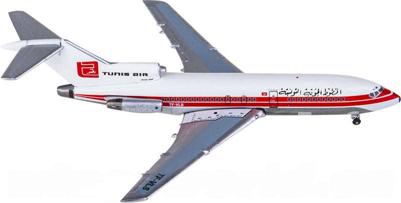 AeroClassics 1:400 Tunisair Boeing 727-200 TF-VLS Diecast Model view 1