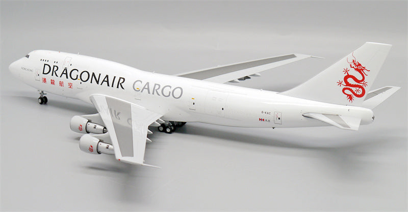 JC Wings 1:200 Dragonair Cargo Boeing 747-300SF B-KAC Model
