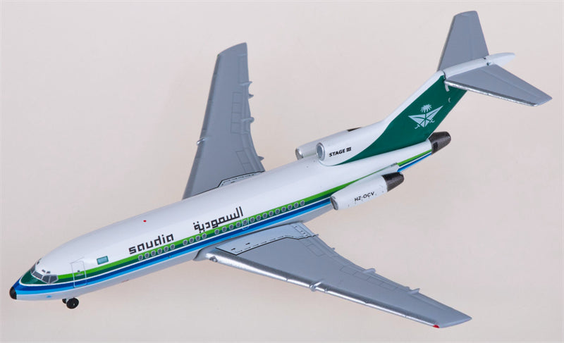 AeroClassics Saudia Boeing 727-100 HZ-OCV 1:400 Diecast Model view 2