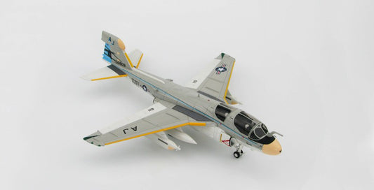 HOBBYMASTER USN / USS Nimitz EA-6B VAQ-135 1:72 Model 1978  Black Ravens 159909