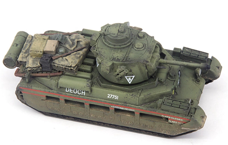 S-MODEL Matilda II Frog Flamethrower Tank Deoch 27751 1:72 Tank Pre-built Model