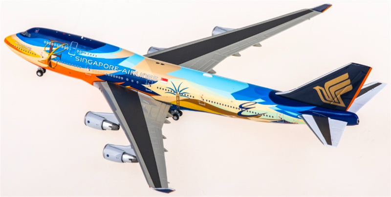 JC Wings Singapore Airlines Boeing 747-400 9V-SPK 1:400 Diecast Model view 3