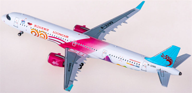 NG Models Loong Air Airbus A321neo B-329Q 1:400 Diecast Model view 2