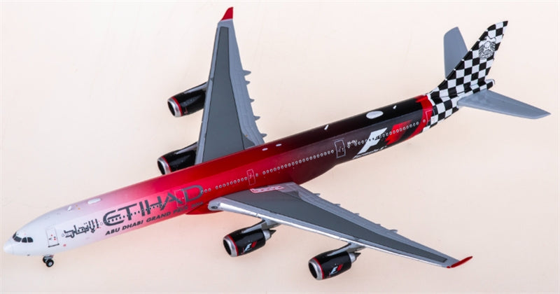 JC Wings Etihad Airways Airbus A340-600 A6-EHJ 1:400 Diecast Model view 2