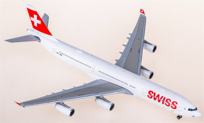 JC Wings 1:400 Swiss Airbus A340-300 HB-JMB Diecast Model view 2