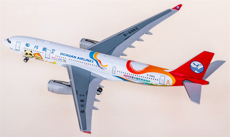 NG Models 1:400 Sichuan Airlines Airbus A330-200 B-8962 Model