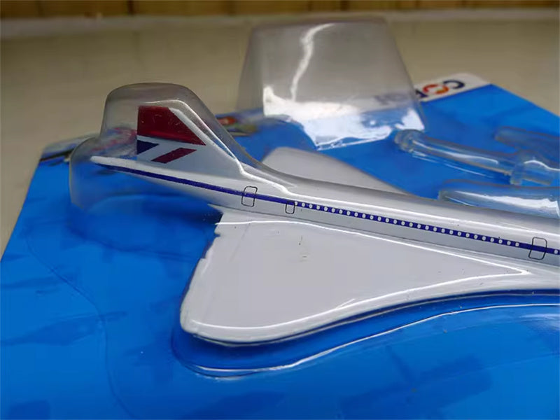 CORGI British Airways Concorde Last BA Tail milky white 1:100 Aircraft Pre-built Model
