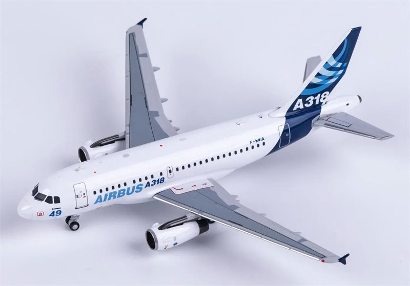 NG Models 1:400 Airbus A318-100 F-WWIA  DIECAST Model