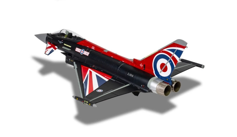 CORGI Eurofighter Typhoon FGR4 Blackjack RAF Coningsby 2022 RAF Typhoon Display 1:48 Airplane Pre-built Model