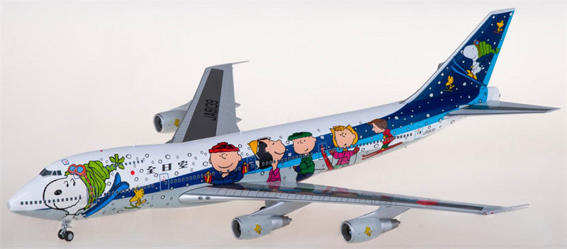 SQ Wings ANA Boeing 747-100SR JA8139 1:200 Aircraft Pre-built  Airliner Model Display